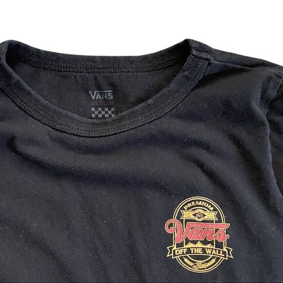 VANS Black T-Shirt size medium - Picture 4 of 4